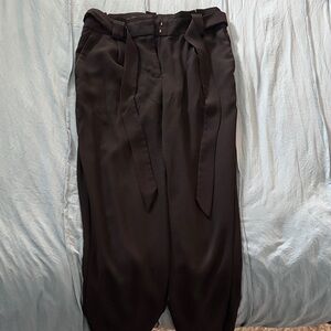 Express Black Trousers with Belt